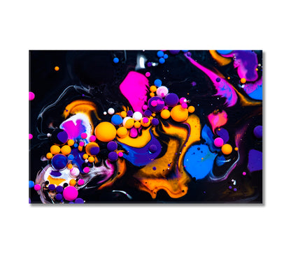 Abstract Liquid Bubbles Canvas Print-Canvas Print-CetArt-1 Panel-24x16 inches-CetArt