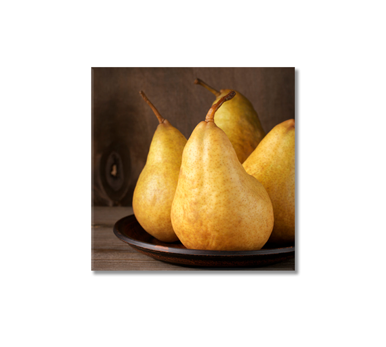 Ripe Pears Canvas Print-Canvas Print-CetArt-1 panel-12x12 inches-CetArt