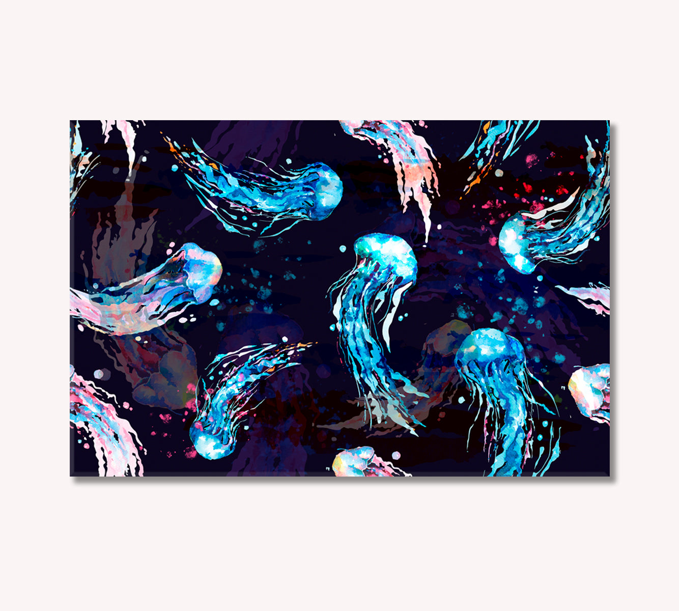 Beautiful Jellyfish Canvas Print-Canvas Print-CetArt-1 Panel-24x16 inches-CetArt