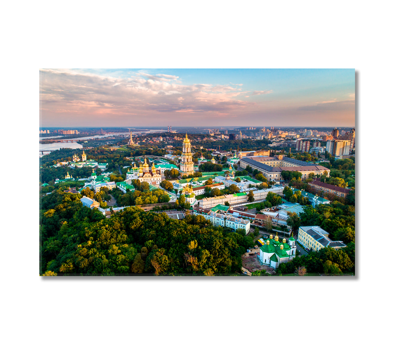 Pechersk Lavra in Kiev Ukraine UNESCO World Heritage Canvas Print-Canvas Print-CetArt-1 Panel-24x16 inches-CetArt