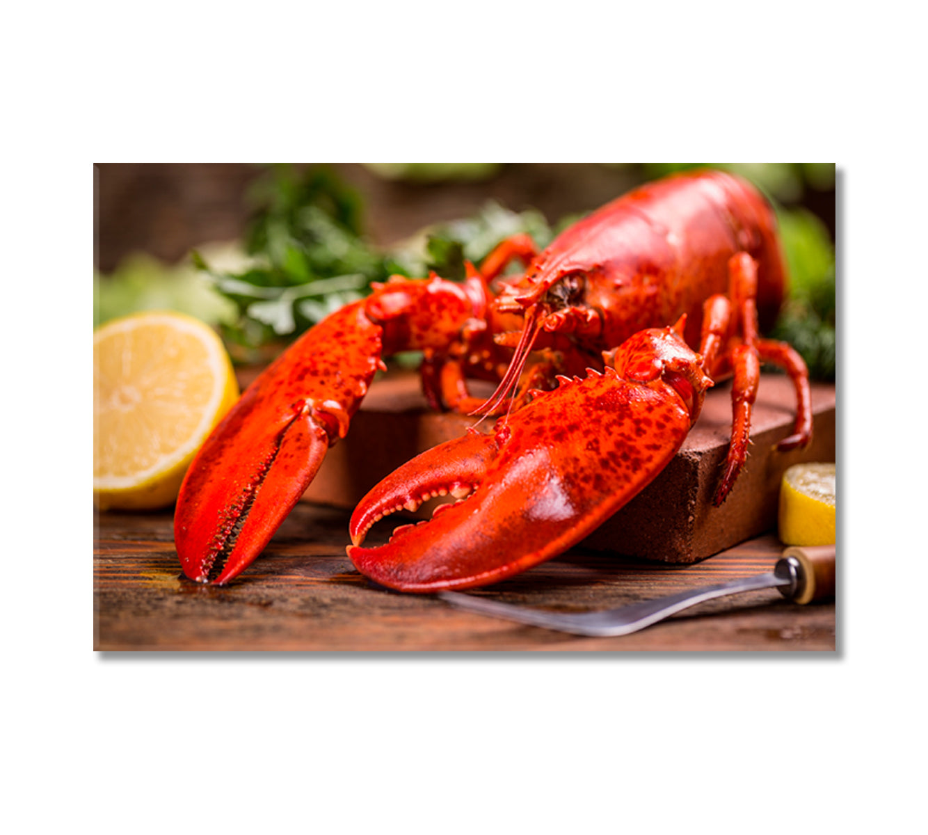 Boiled Lobster Canvas Print-Canvas Print-CetArt-1 Panel-24x16 inches-CetArt