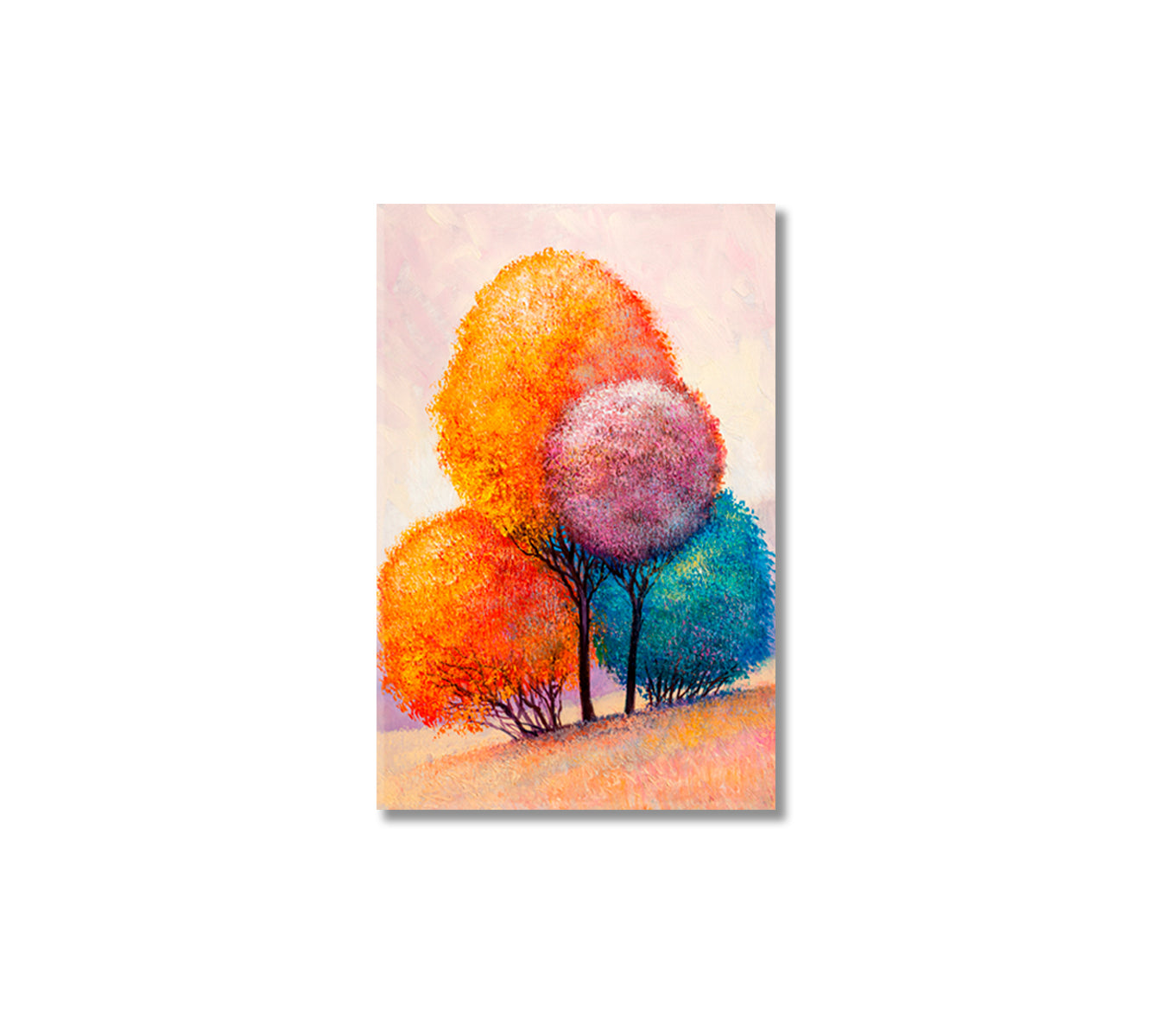 Colorful Autumn Forest Canvas Print-Canvas Print-CetArt-1 panel-16x24 inches-CetArt