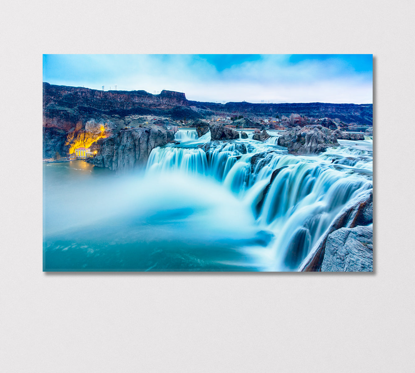 Shoshone Falls Idaho USA Canvas Print-Canvas Print-CetArt-1 Panel-24x16 inches-CetArt