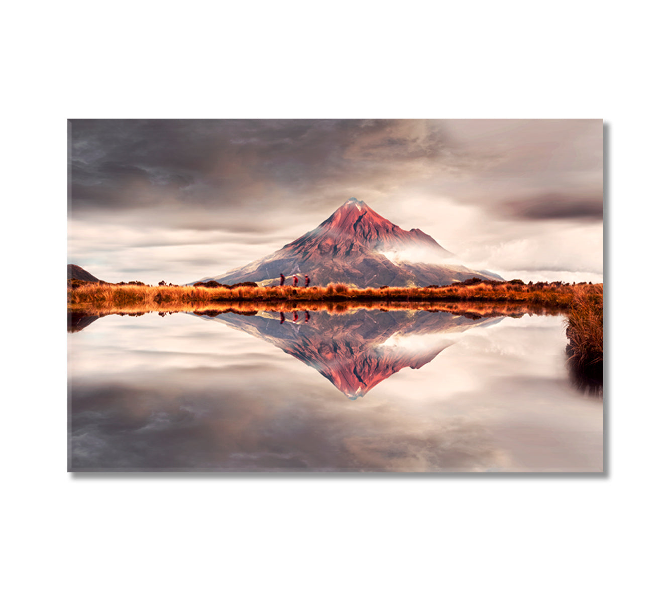 Mount Taranaki New Zealand Canvas Print-Canvas Print-CetArt-1 Panel-24x16 inches-CetArt