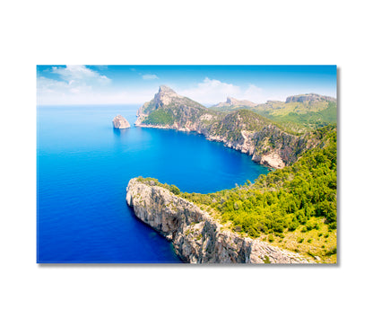 Mallorca Island Spain Canvas Print-Canvas Print-CetArt-1 Panel-24x16 inches-CetArt