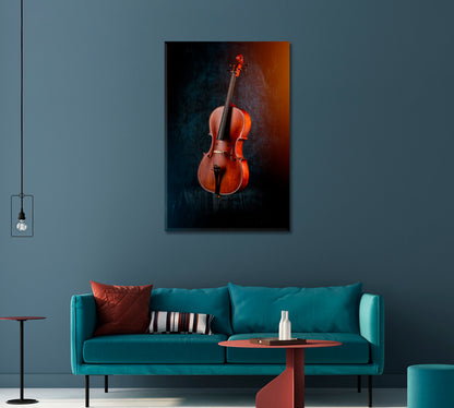 Classic Cello Canvas Print-Canvas Print-CetArt-1 panel-16x24 inches-CetArt