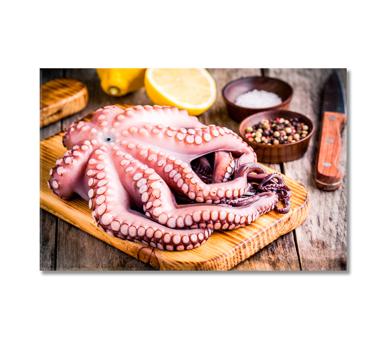 Fresh Octopus Canvas Print-Canvas Print-CetArt-1 Panel-24x16 inches-CetArt