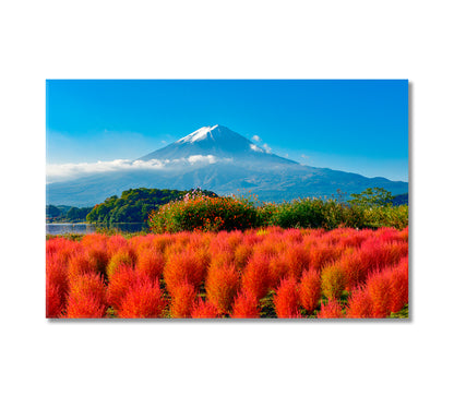 Mount Fuji in Autumn Canvas Print-Canvas Print-CetArt-1 Panel-24x16 inches-CetArt