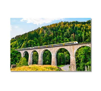 Ravenna Bridge in Black Forest Baden-Wurttemberg Germany Canvas Print-Canvas Print-CetArt-1 Panel-24x16 inches-CetArt