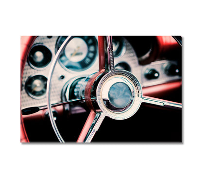 Classic Car Interior Canvas Print-Canvas Print-CetArt-1 Panel-24x16 inches-CetArt