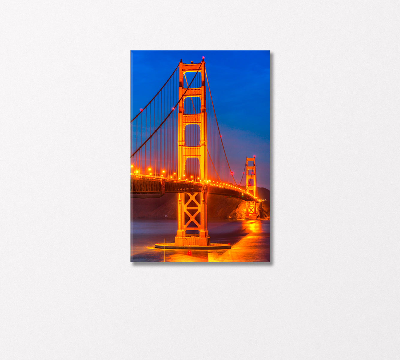 Golden Gate Bridge San Francisco USA Canvas Print-Canvas Print-CetArt-1 panel-16x24 inches-CetArt