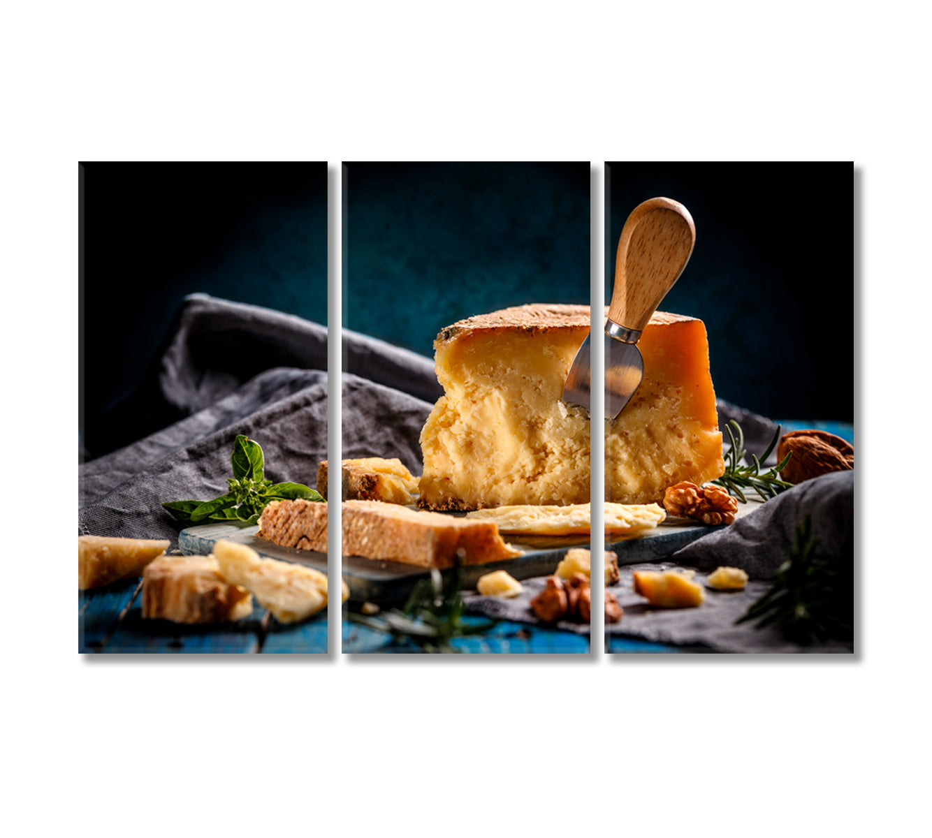 Parmesan Cheese Canvas Print-Canvas Print-CetArt-3 Panels-36x24 inches-CetArt