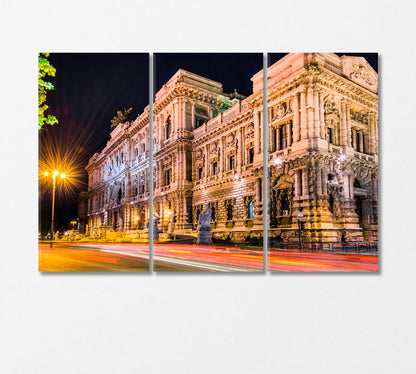 Palace of Justice Rome Italy Canvas Print-Canvas Print-CetArt-3 Panels-36x24 inches-CetArt