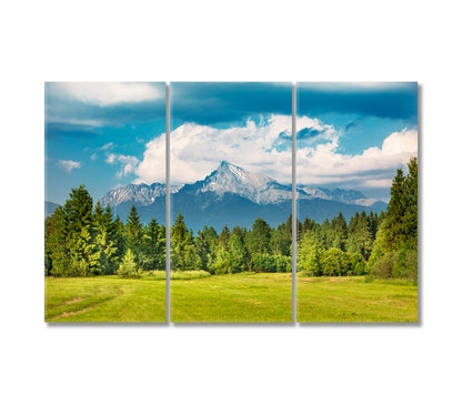 Peak Krivan High Tatras Mountains Slovakia Canvas Print-Canvas Print-CetArt-3 Panels-36x24 inches-CetArt