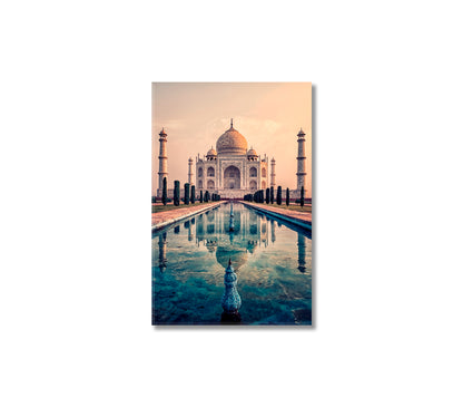 Taj Mahal Agra India Canvas Print-Canvas Print-CetArt-1 panel-16x24 inches-CetArt