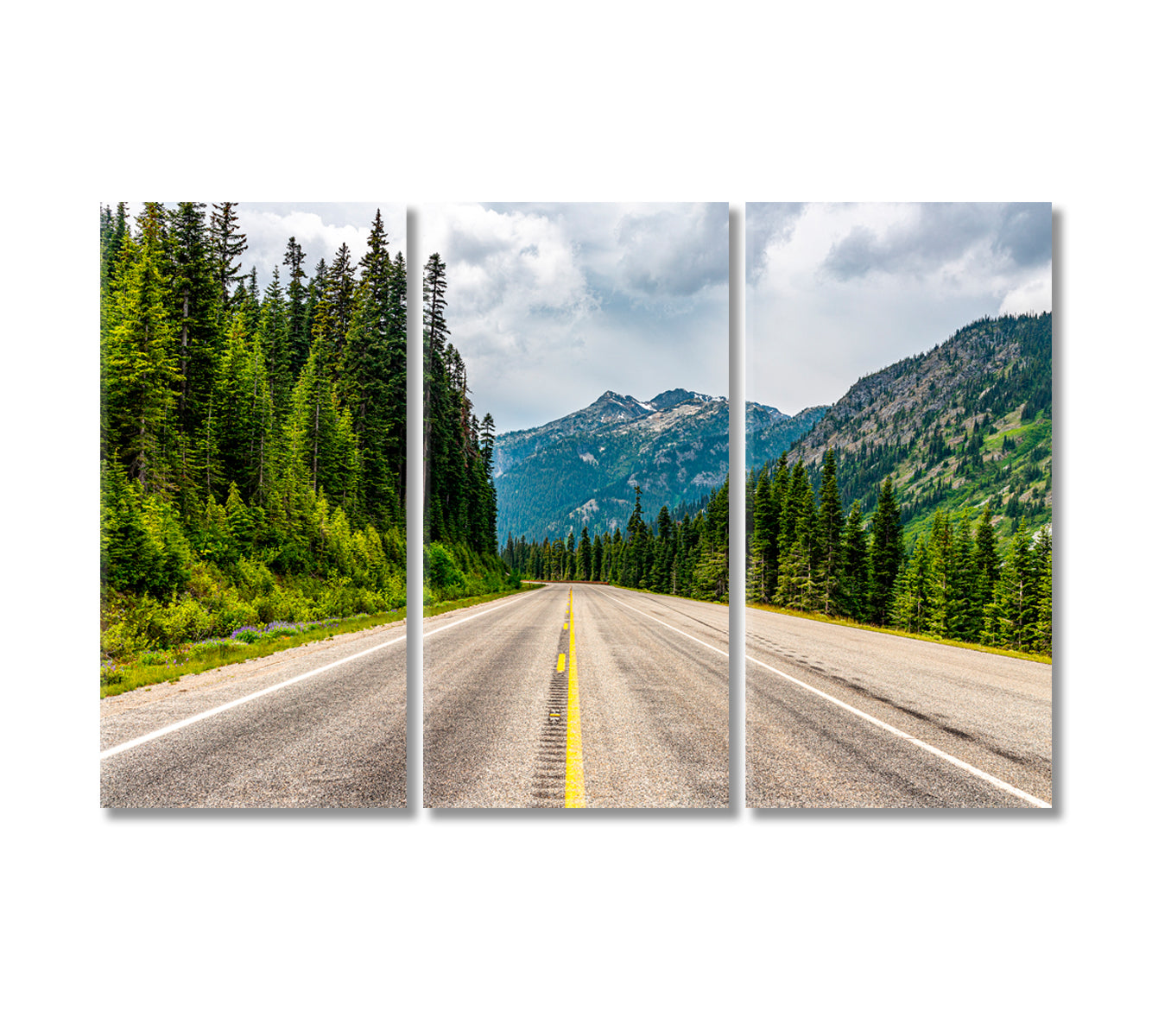 North Cascades National Park Washington State Canvas Print-Canvas Print-CetArt-3 Panels-36x24 inches-CetArt