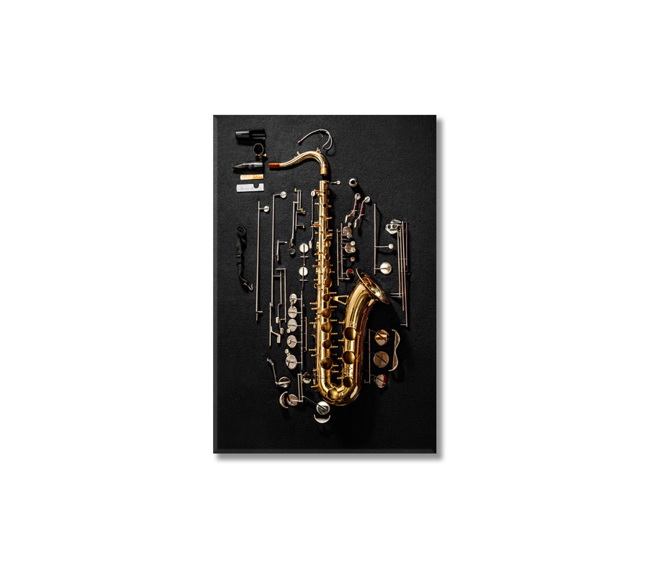 Tenor Saxophone Canvas Print-Canvas Print-CetArt-1 panel-16x24 inches-CetArt