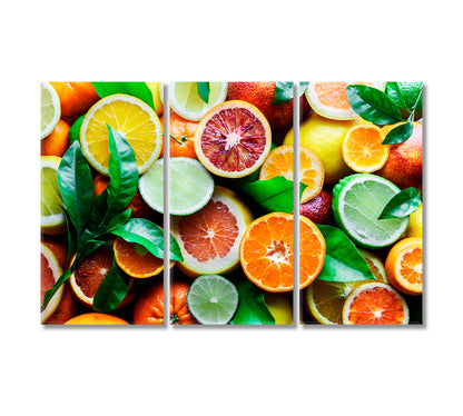 Citrus Canvas Print-Canvas Print-CetArt-3 Panels-36x24 inches-CetArt