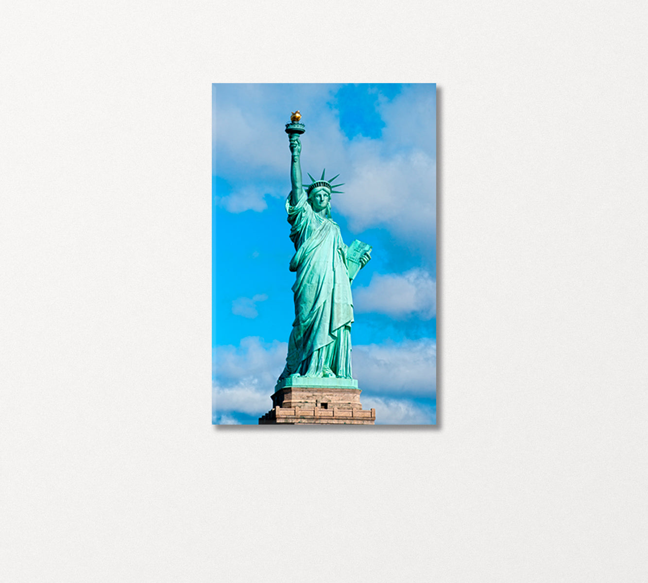 Statue of Liberty New York USA Canvas Print-Canvas Print-CetArt-1 panel-16x24 inches-CetArt