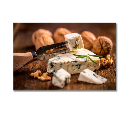 Blue Cheese Canvas Print-Canvas Print-CetArt-1 Panel-24x16 inches-CetArt