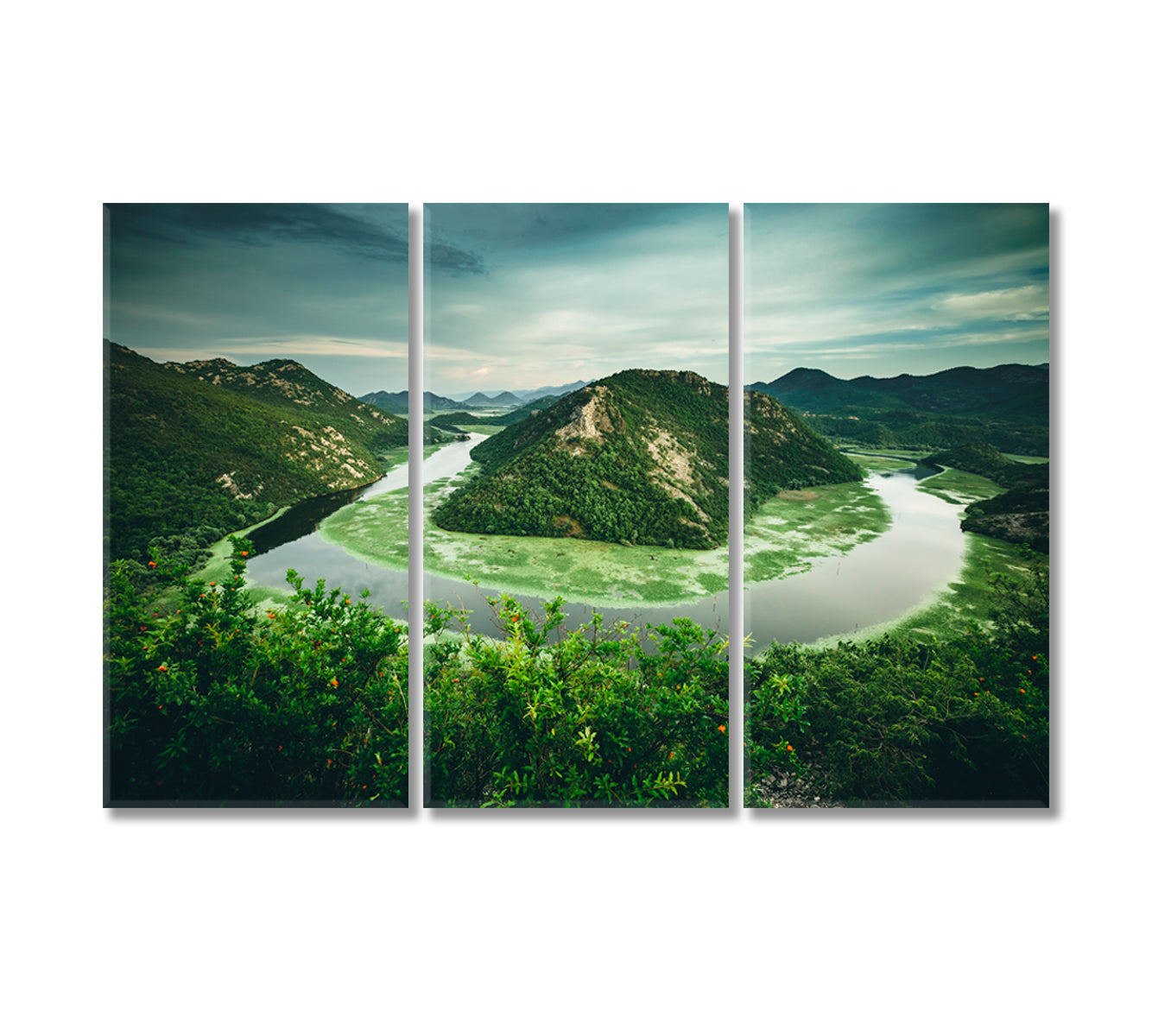 Lake Skadar National Park Montenegro Canvas Print-Canvas Print-CetArt-3 Panels-36x24 inches-CetArt