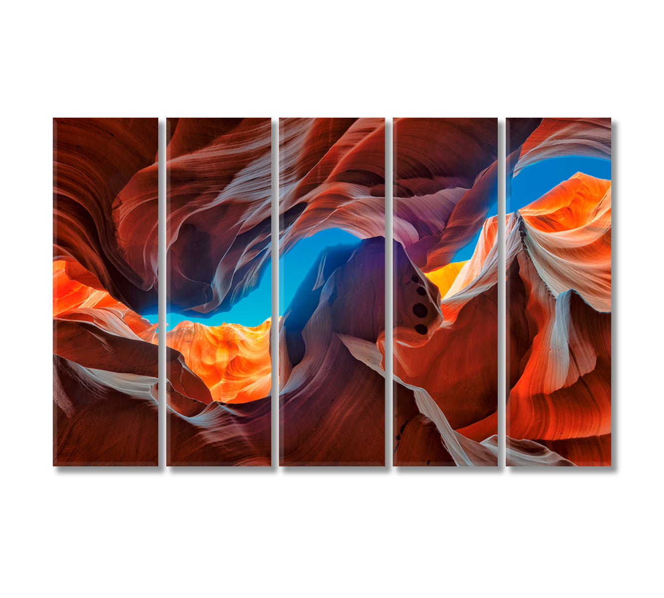 Antelope Canyon Arizona USA Canvas Print-Canvas Print-CetArt-5 Panels-36x24 inches-CetArt