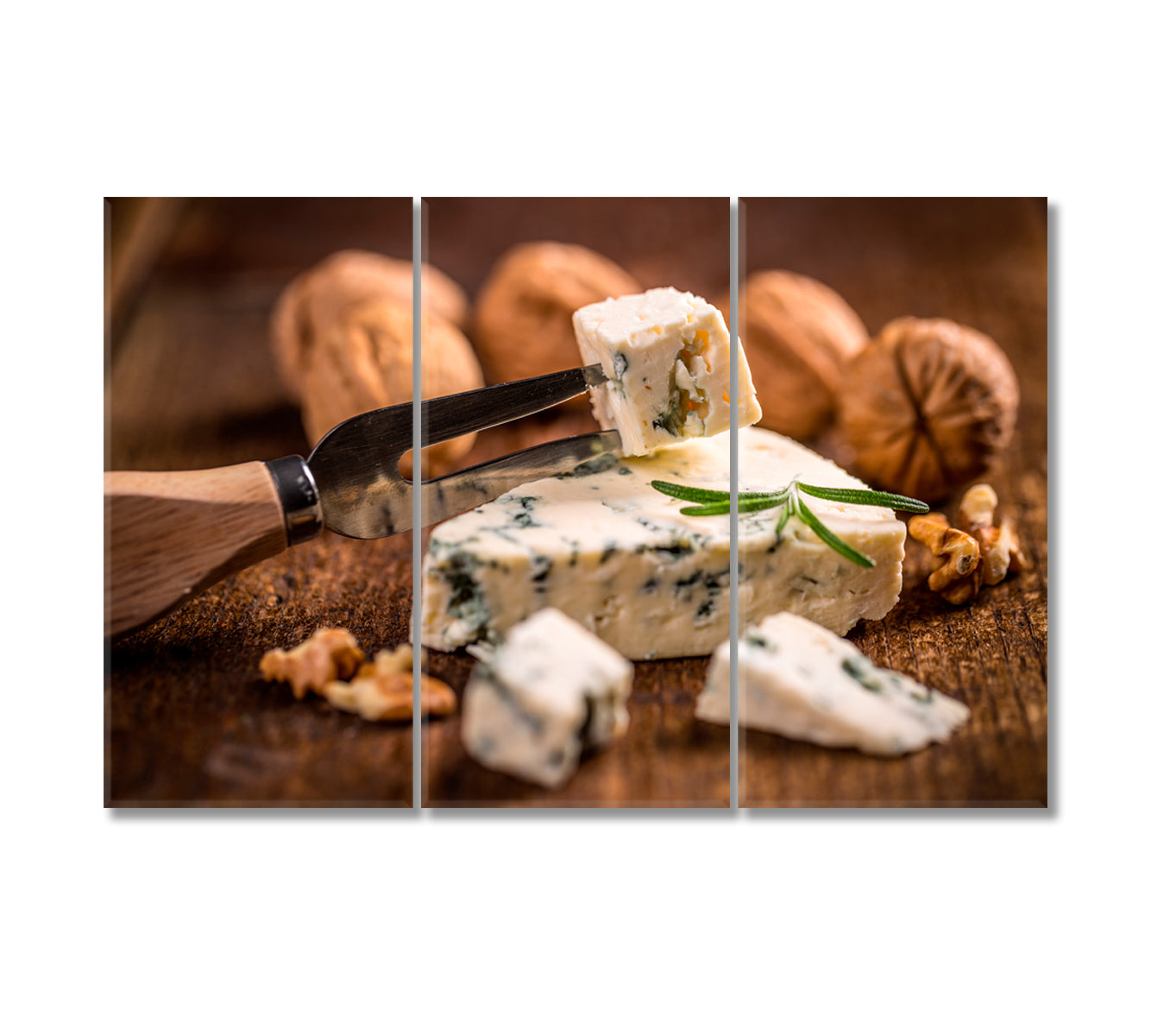 Blue Cheese Canvas Print-Canvas Print-CetArt-3 Panels-36x24 inches-CetArt