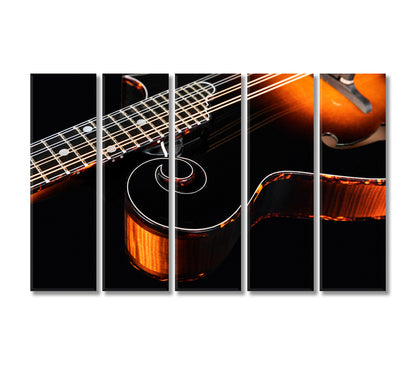 Mandolin Canvas Print-Canvas Print-CetArt-5 Panels-36x24 inches-CetArt