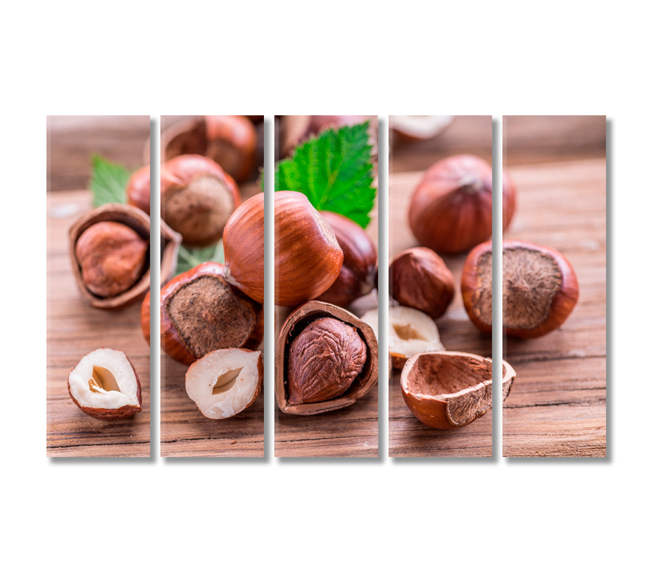 Hazelnuts Canvas Print-Canvas Print-CetArt-5 Panels-36x24 inches-CetArt