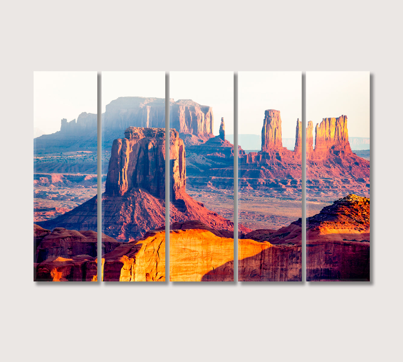 Oljato Monument Valley Arizona USA Canvas Print-Canvas Print-CetArt-5 Panels-36x24 inches-CetArt