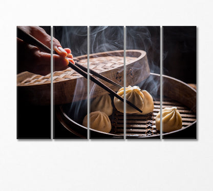 Freshly Prepared Manti Canvas Print-Canvas Print-CetArt-5 Panels-36x24 inches-CetArt