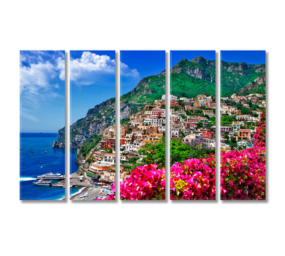 Sunny Italy Canvas Print-Canvas Print-CetArt-5 Panels-36x24 inches-CetArt