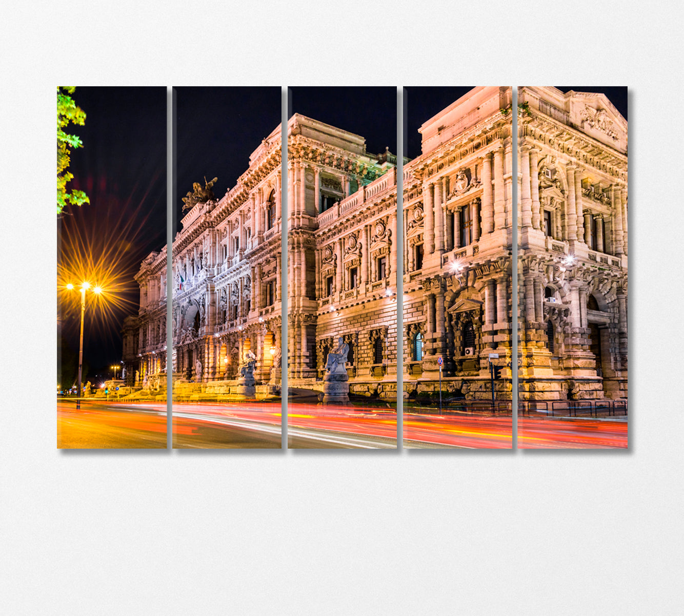 Palace of Justice Rome Italy Canvas Print-Canvas Print-CetArt-5 Panels-36x24 inches-CetArt