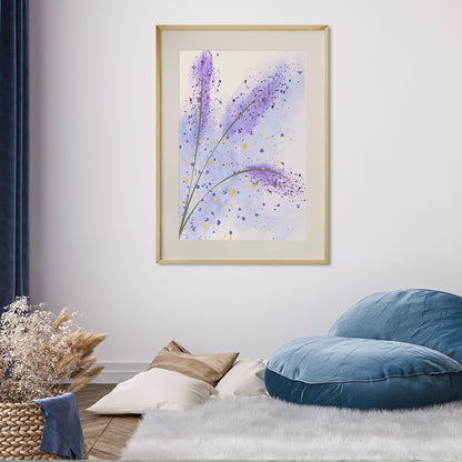 Abstract Lavender Minimalist Poster Wall Art Decor For Room-Vertical Posters NOT FRAMED-CetArt-8″x10″ inches-CetArt