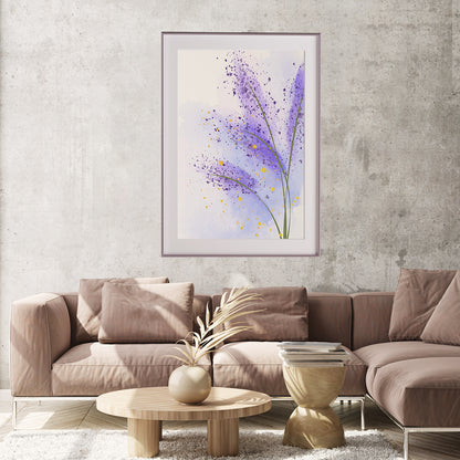 Abstract Lavender Minimalist Famous Modern Art Prints-Vertical Posters NOT FRAMED-CetArt-8″x10″ inches-CetArt