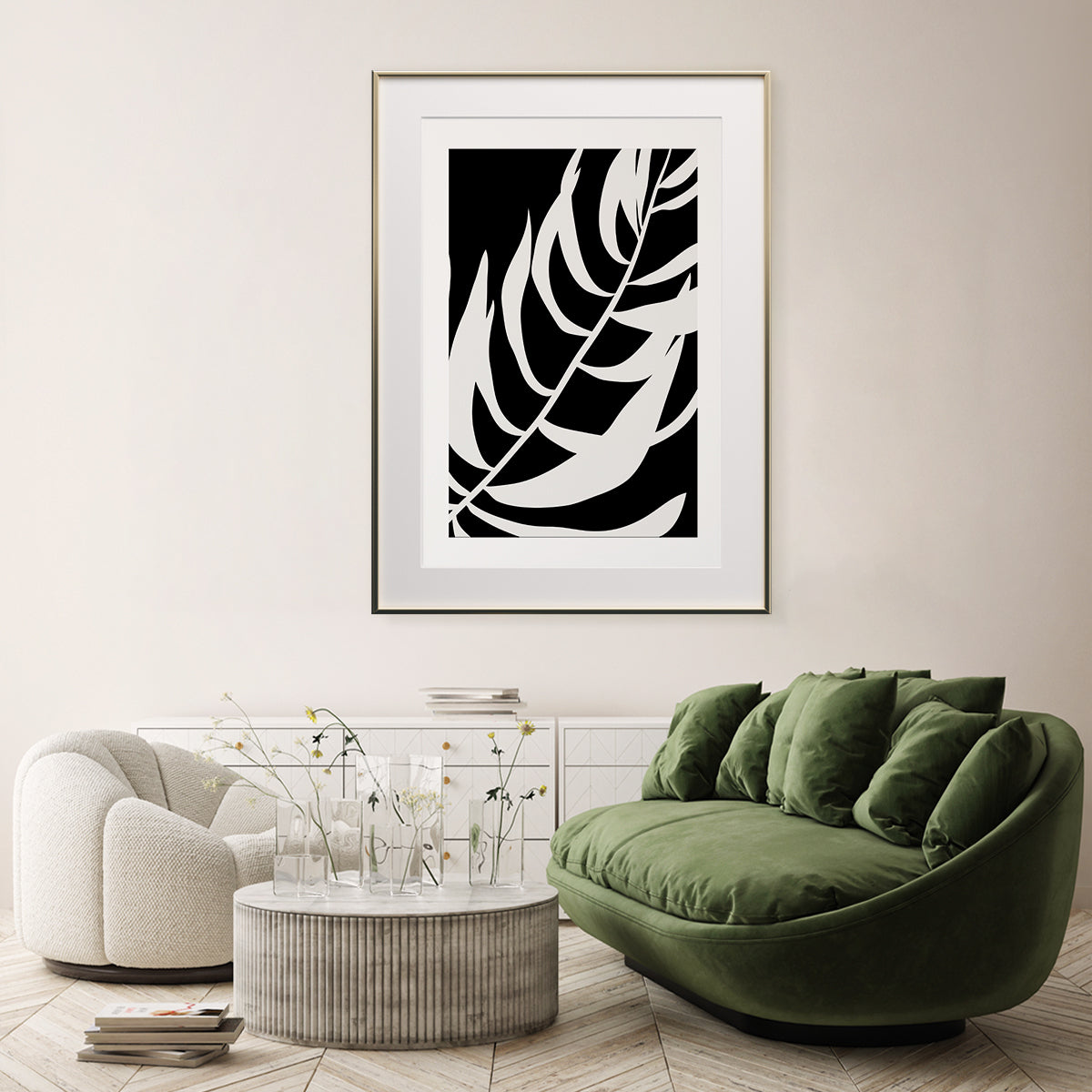 Abstract Leaf Large Poster Prints-Vertical Posters NOT FRAMED-CetArt-8″x10″ inches-CetArt