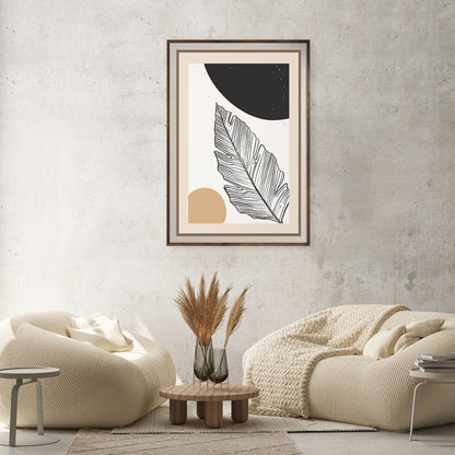 Modern Abstract Leaves Poster Art Decor-Vertical Posters NOT FRAMED-CetArt-8″x10″ inches-CetArt