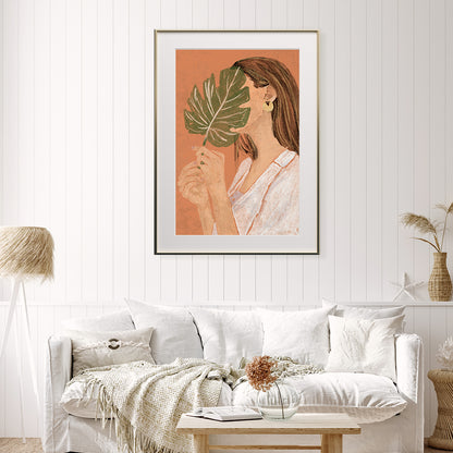 Abstract Pastel Woman Boho Portrait Poster For Home-Vertical Posters NOT FRAMED-CetArt-8″x10″ inches-CetArt