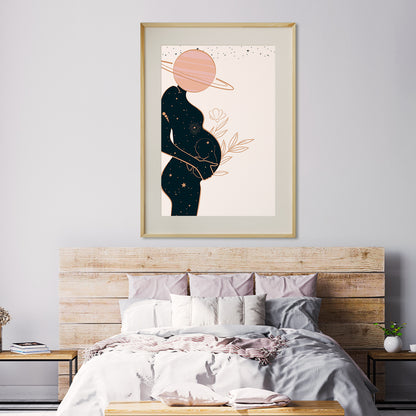 Abstract Pregnant Woman Posters-Vertical Posters NOT FRAMED-CetArt-8″x10″ inches-CetArt