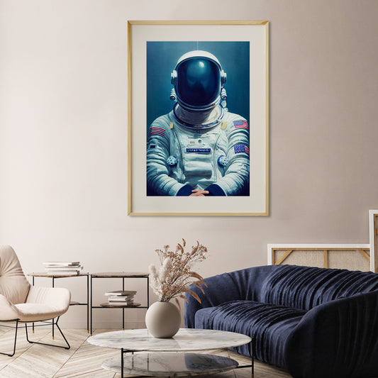 Astronaut in Space Suit Wall Posters For Guys-Vertical Posters NOT FRAMED-CetArt-8″x10″ inches-CetArt