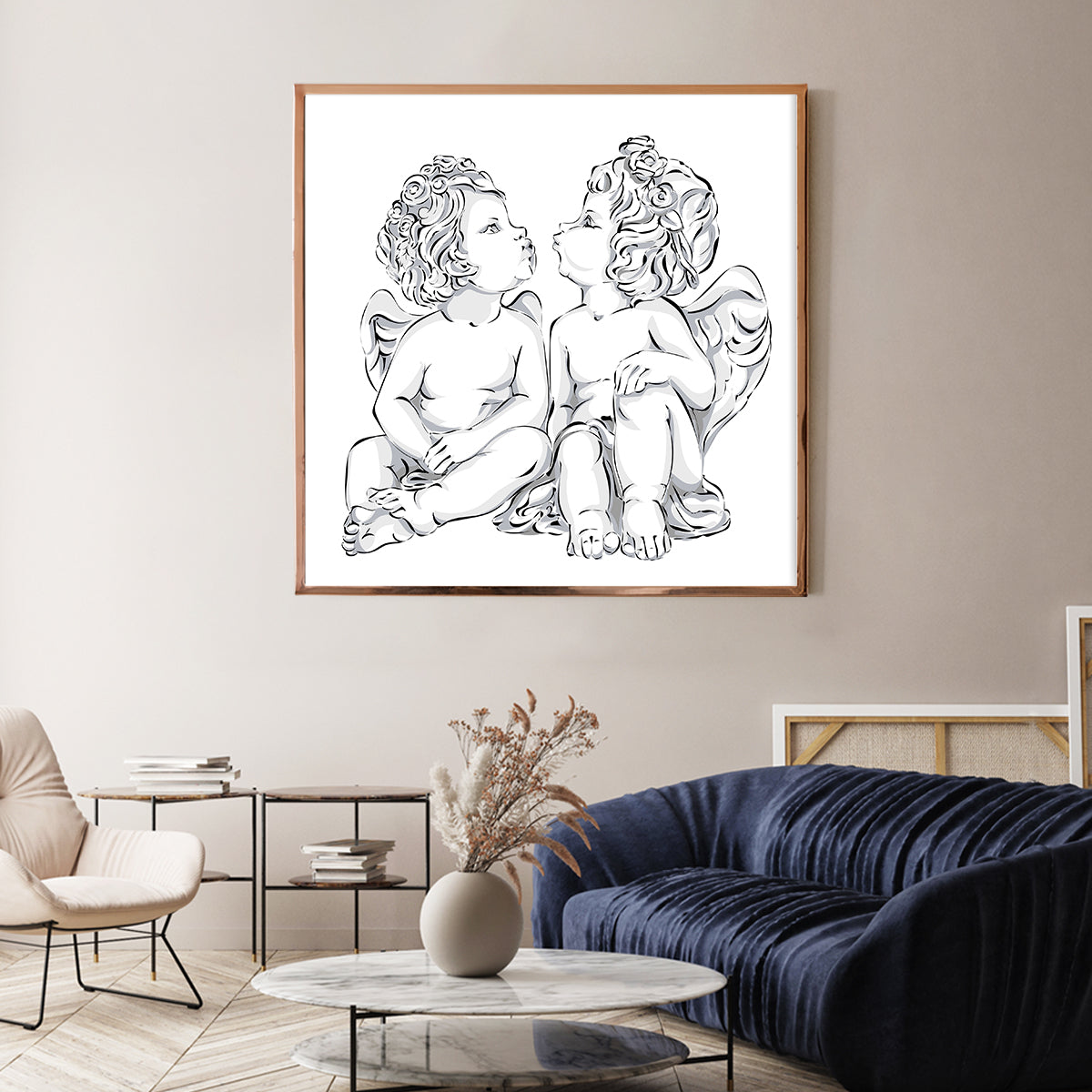 Cupid Posters For Living Room Wall-Square Posters NOT FRAMED-CetArt-8″x8″ inches-CetArt