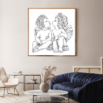 Cupid Posters For Living Room Wall-Square Posters NOT FRAMED-CetArt-8″x8″ inches-CetArt