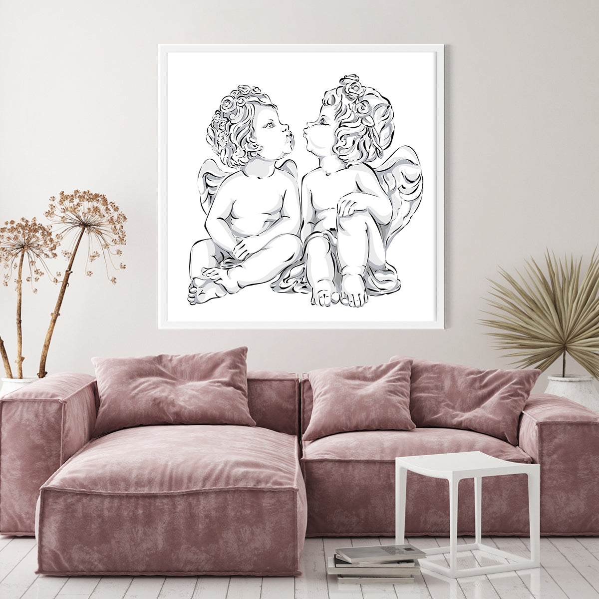 Cupid Posters For Living Room Wall-Square Posters NOT FRAMED-CetArt-8″x8″ inches-CetArt