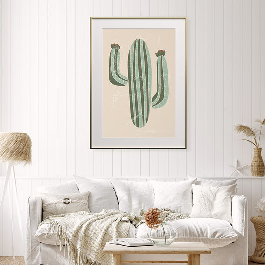 Vintage Cactus Home Decor Poster-Vertical Posters NOT FRAMED-CetArt-8″x10″ inches-CetArt