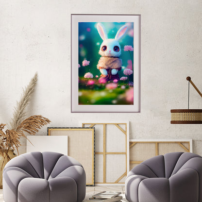 Cute Cartoon Rabbit Poster Wall Art Decor-Vertical Posters NOT FRAMED-CetArt-8″x10″ inches-CetArt