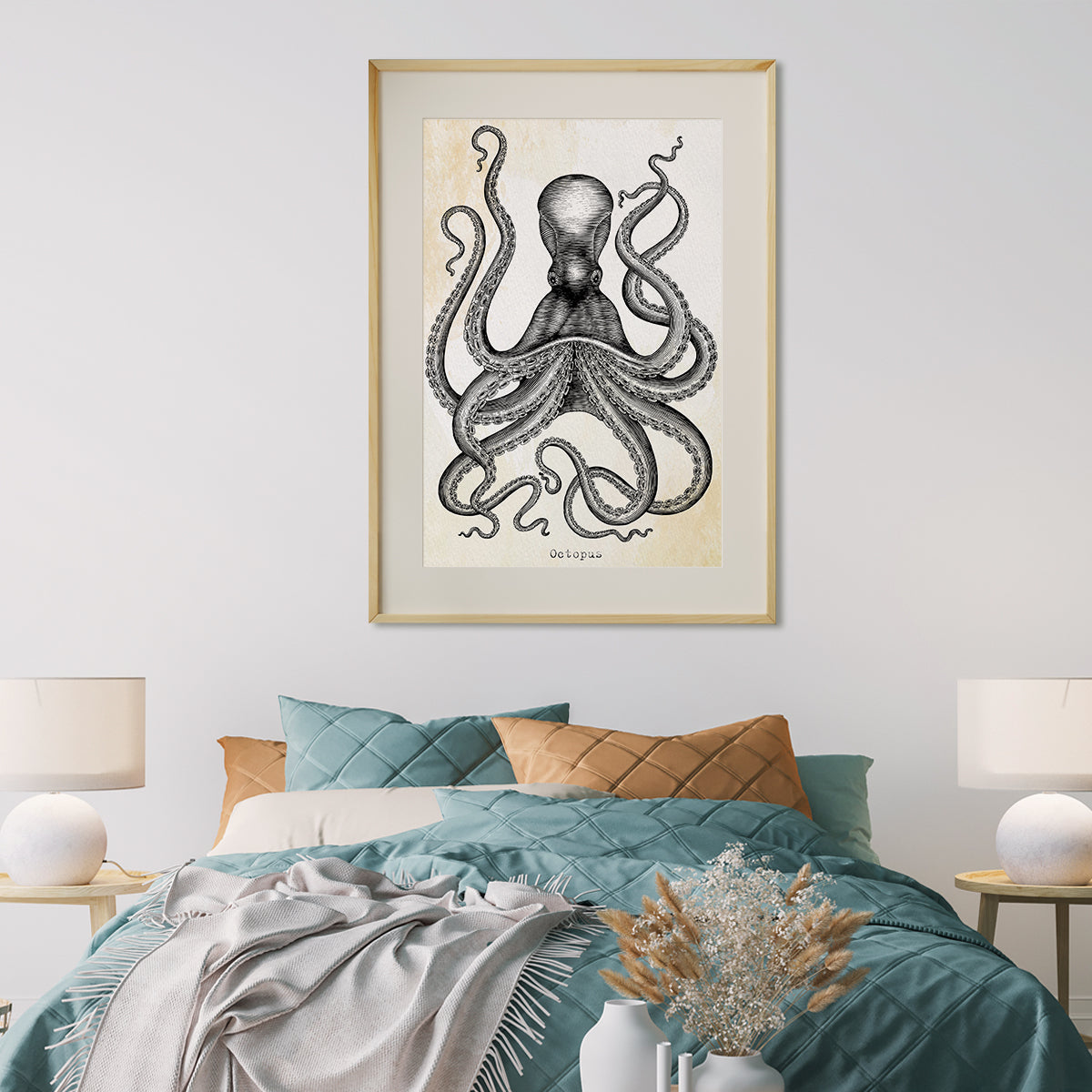 Vintage Octopus Posters For Home-Vertical Posters NOT FRAMED-CetArt-8″x10″ inches-CetArt