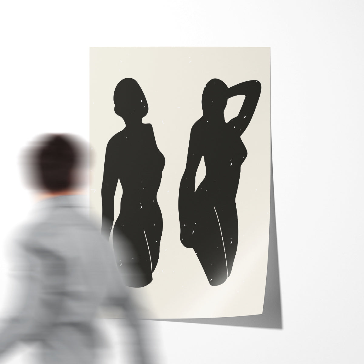 Abstract Woman Silhouette Vintage Art Prints Poster-Vertical Posters NOT FRAMED-CetArt-8″x10″ inches-CetArt