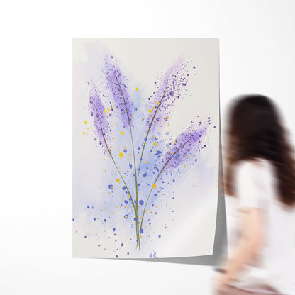 Abstract Lavender Minimalist Poster For Room Wall Decor-Vertical Posters NOT FRAMED-CetArt-8″x10″ inches-CetArt