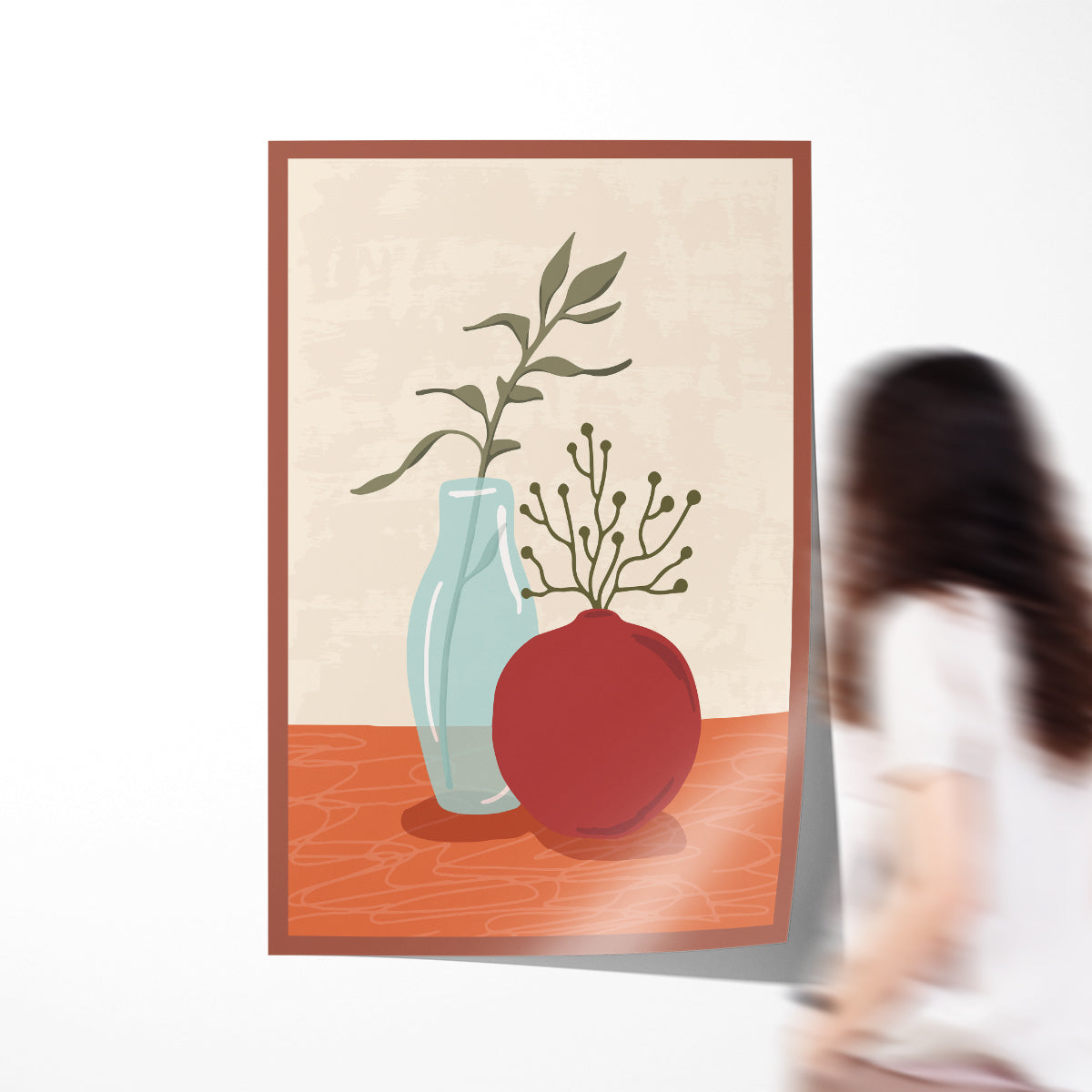 Still Life Vase Poster Prints Room Decorations-Vertical Posters NOT FRAMED-CetArt-8″x10″ inches-CetArt