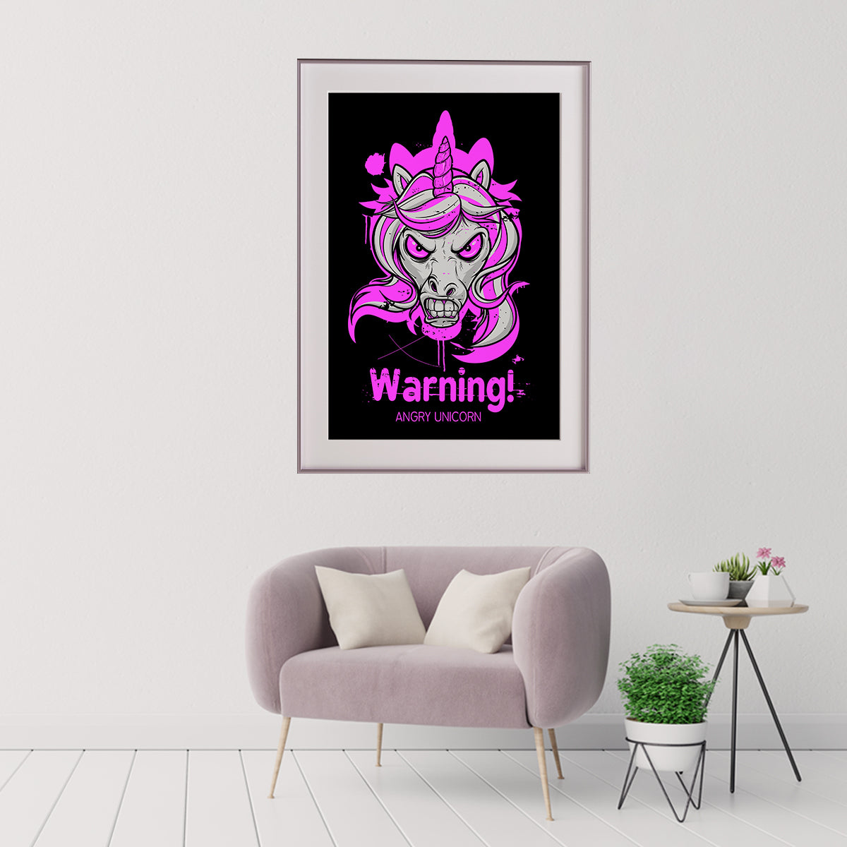 Angry Unicorn Quote Posters for Wall-Vertical Posters NOT FRAMED-CetArt-8″x10″ inches-CetArt